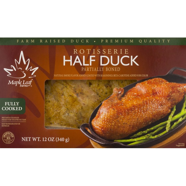 Maple Leaf Farms Rotisserie Half Duck (12 oz) Instacart