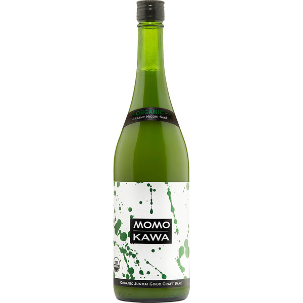Momokawa Organic Nigori Sake Same-Day Delivery | Binny's Beverage