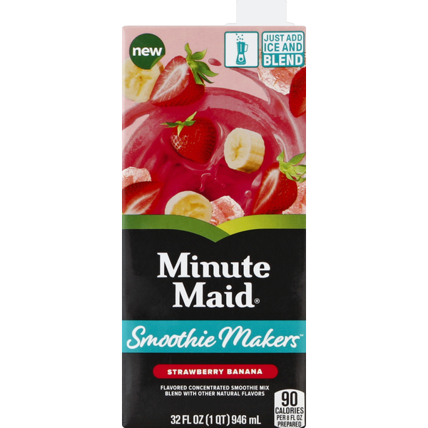 Minute Maid Smoothie Makers Strawberry Banana Smoothie Mix Same