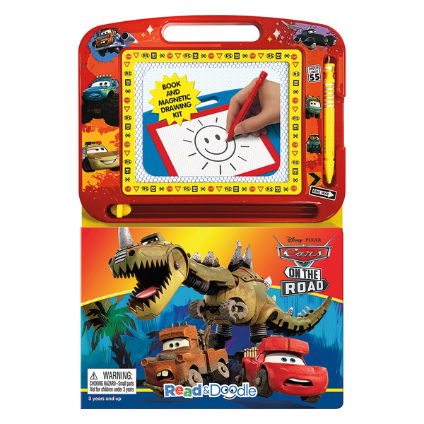 Phidal Storybook & Magnetic Drawing Pad Disney Cars Activity Book