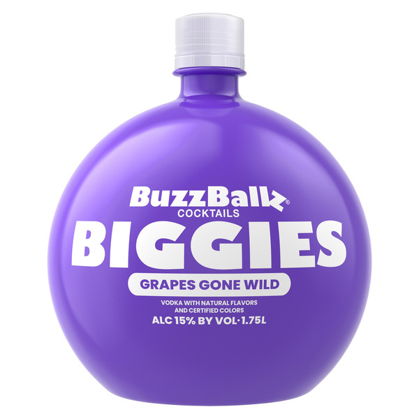 BuzzBallz Biggies Grapes Gone Wild Cocktails, 1.75l 30 Proof Same