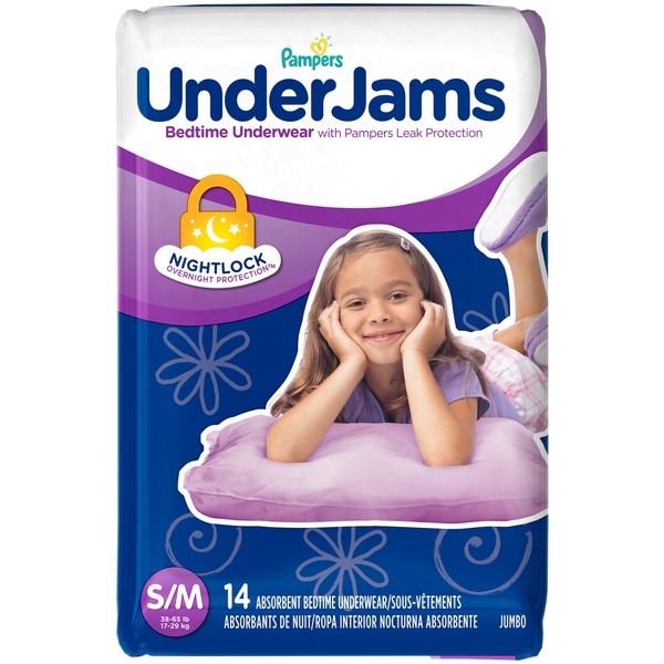pampers underjams bedtime underwear