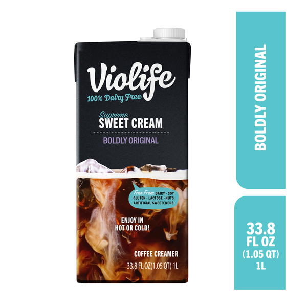 Violife Supreme Sweet Cream Original Coffee Creamer, Dairy-Free