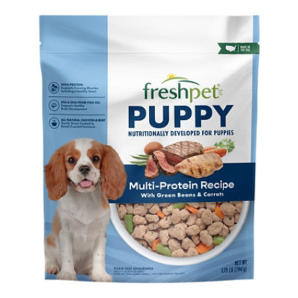 Freshpet Puppy Multi-Protein Recipe with Green Beans & Carrots Dog Food