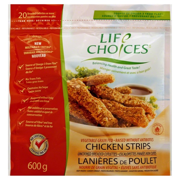 Life Choices Chicken Strips (20 each) Instacart