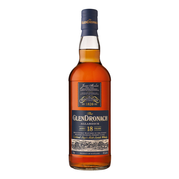 The Glendronach Single Malt Scotch Whisky Allardice Aged 18 Years