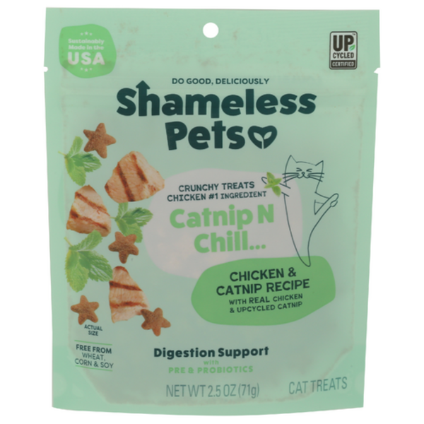 Shameless Pets Catnip N Chill Digestion Support Cat Treats