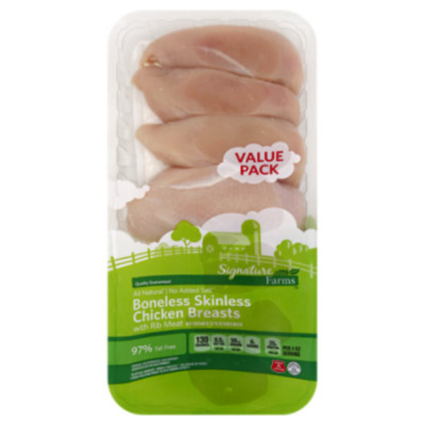 Signature SELECT Chicken Breast Boneless Skinless With Rib Meat