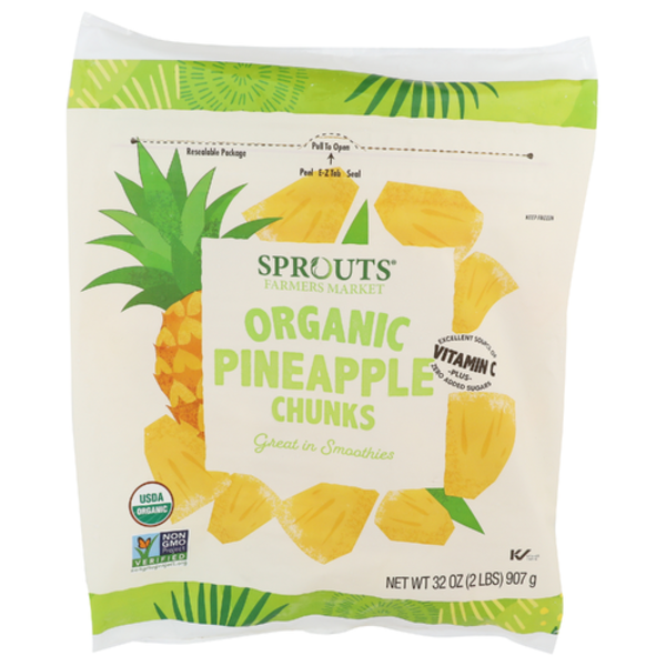 Sprouts Frozen Organic Pineapple Chunks Same-Day Delivery or