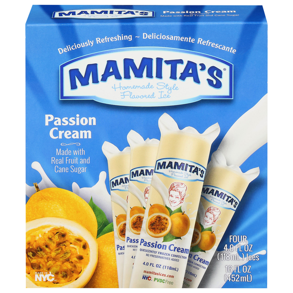 Mamita's Homemade Style Passion Cream Flavored Ice Same-Day