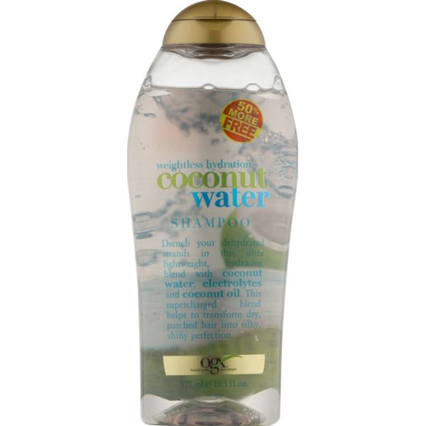 OGX Coconut Water Shampoo (19.5 fl oz) Instacart