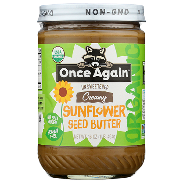 Once Again Organic Salt-Free Unsweetened Creamy Sunflower Seed Butter