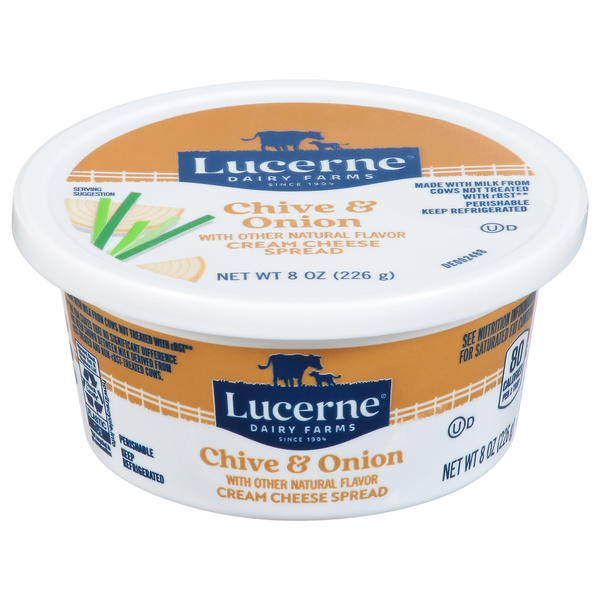 Lucerne Cream Cheese Spread, Chive & Onion