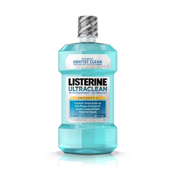 Listerine Ultraclean Arctic Mint Antiseptic Mouthwash (1.5 L) Instacart