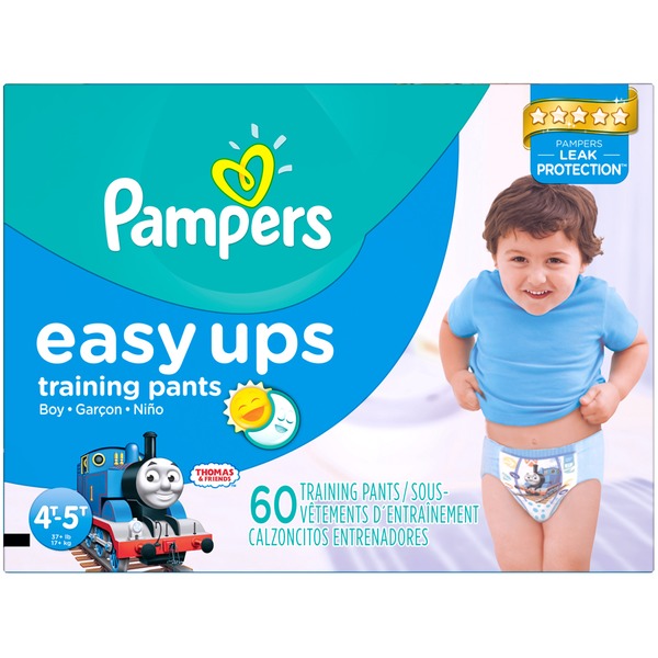 Pampers Easy Ups Thomas & Friends Training Pants Size 4T–5T, 60 ct