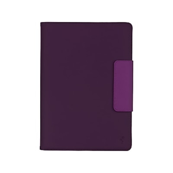 M-Edge Purple U10-S-MF-P Stealth Leather Folio for 10" Tablets