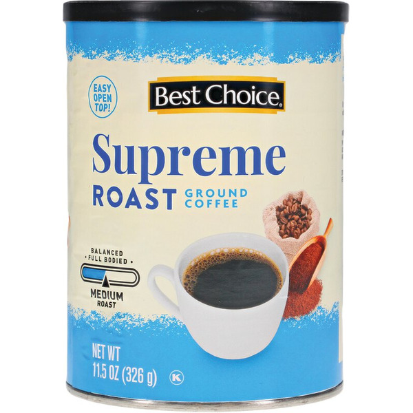 Best Choice Supreme Roast Ground Coffee Same-Day Delivery or