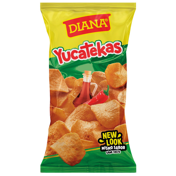 Diana’s Yucca Chips, Vinegar & Hot Chilli Pepper Flavored, Yucatekas