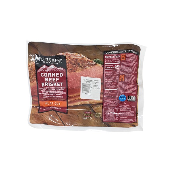 Cattlemen's Ranch Choice Flat Cut Corned Beef Brisket (per lb) Instacart
