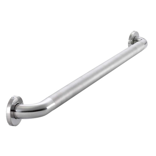 Glacier Bay 36 In. X 1-1/2 In. Concealed Peened Ada Compliant Grab Bar In Polished Stainless Steel