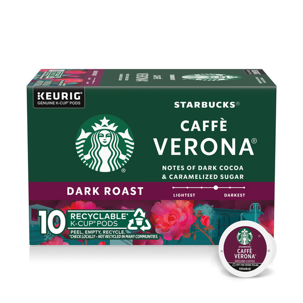 Starbucks Caffè Verona Dark Roast K-Cup Coffee