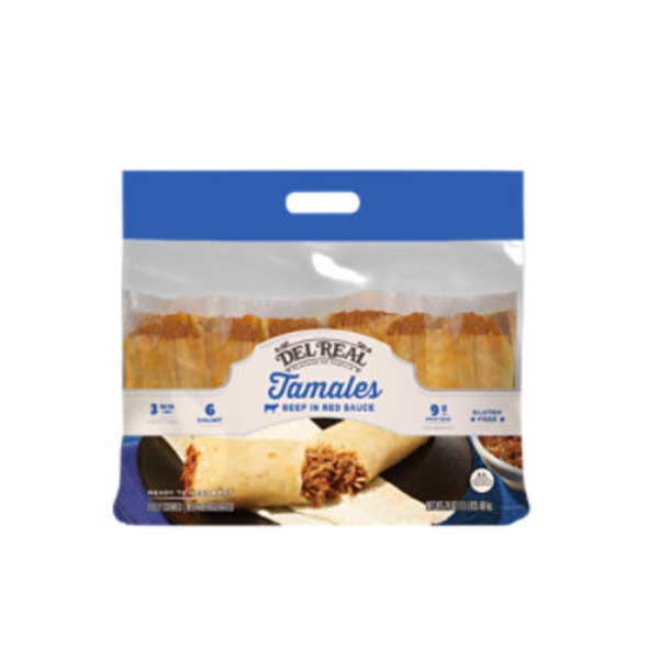 Del Real Tamales, Beef in Red Sauce