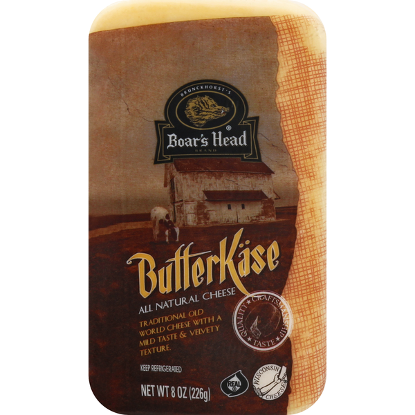 Boar's Head Cheese, All Natural, Butterkase (8 oz) Instacart