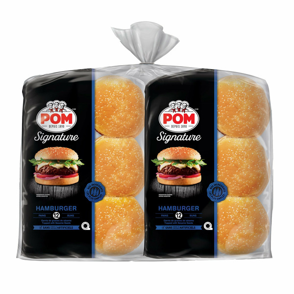 Costco Pom® Signature Hamburger Buns SameDay Delivery Costco Canada