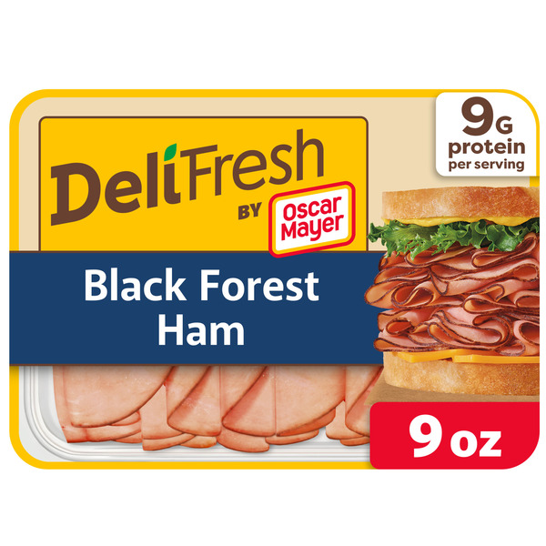Oscar Mayer Deli Fresh Black Forest Uncured Ham Sliced Sandwich Lunch Meat