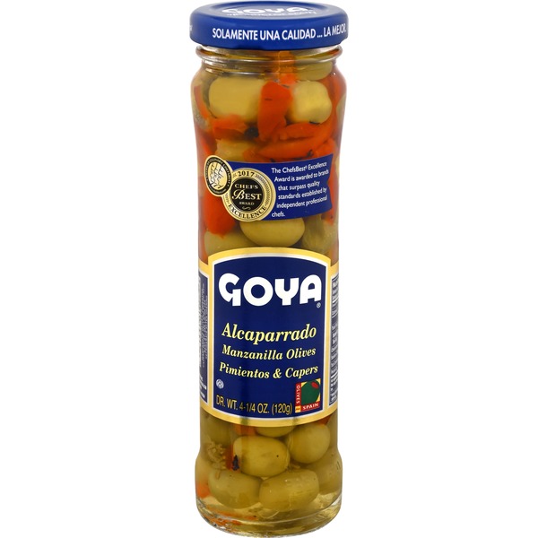 Goya Alcaparrado Manzanilla Olives, Pimientos & Capers (4.25 oz