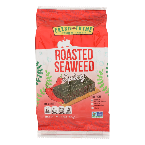 Fresh Thyme Market Roasted Seaweed Spicy Same-Day Delivery or