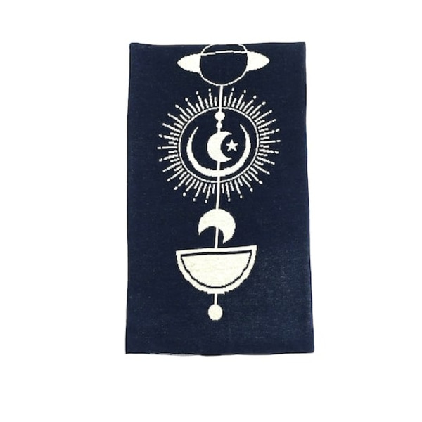 Ashland Celestial Throw, 50 x 60 in - Navy