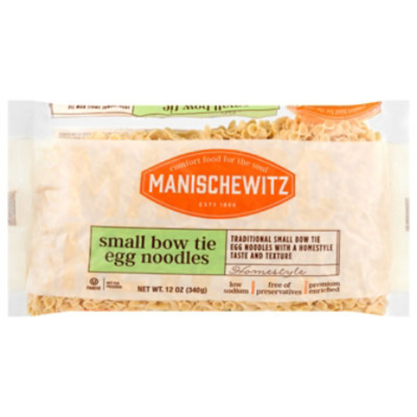 Manischewitz Bow Tie Small Egg Noodles