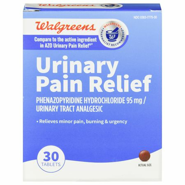 Walgreens Walgreens Urinary Pain Relief Tablets SameDay Delivery