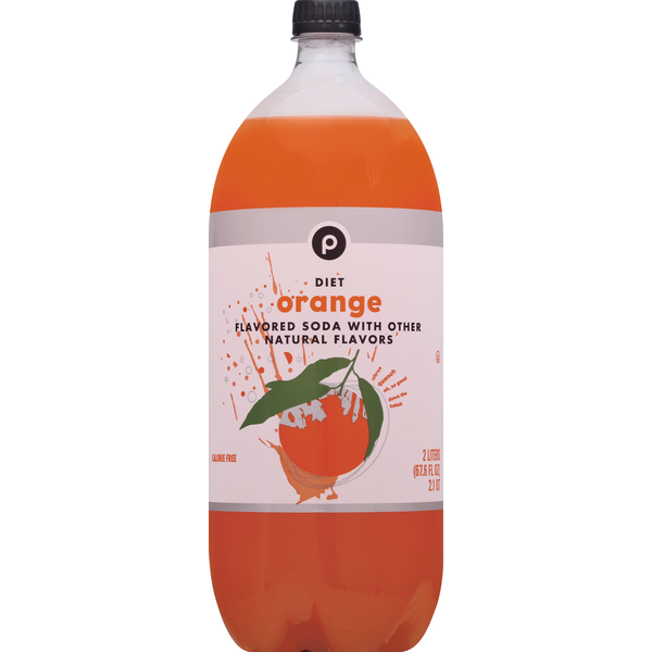Publix Soda, Orange, Diet (2 L) Instacart