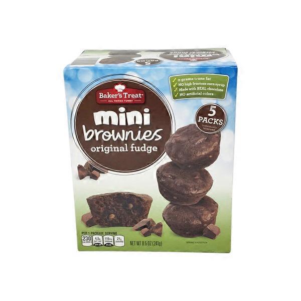 Baker's Treat Mini Brownie Bites (8.5 oz) Instacart