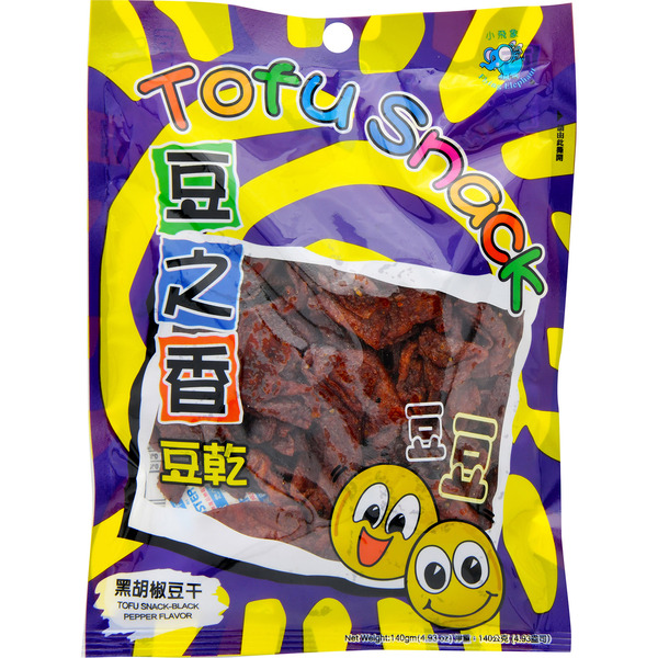 Flying Elephant Black Pepper Tofu Snack