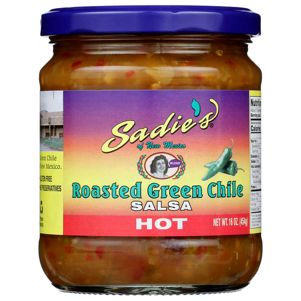 Sadie's Roasted Green Chile Salsa Same-Day Delivery or Pickup