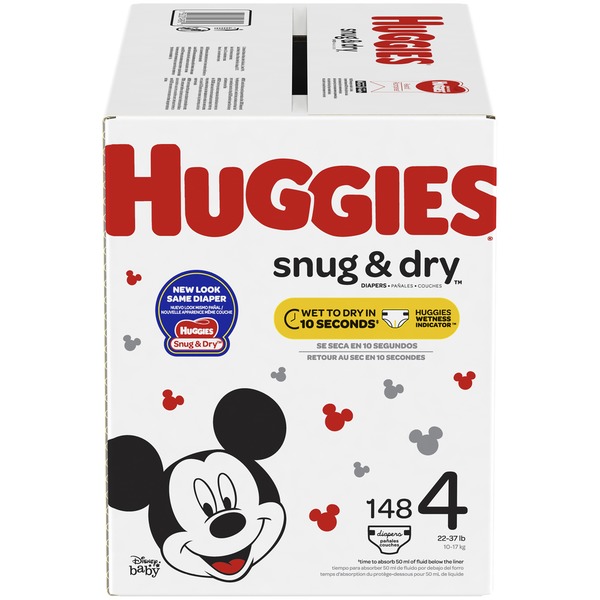 huggies snug dry size 4