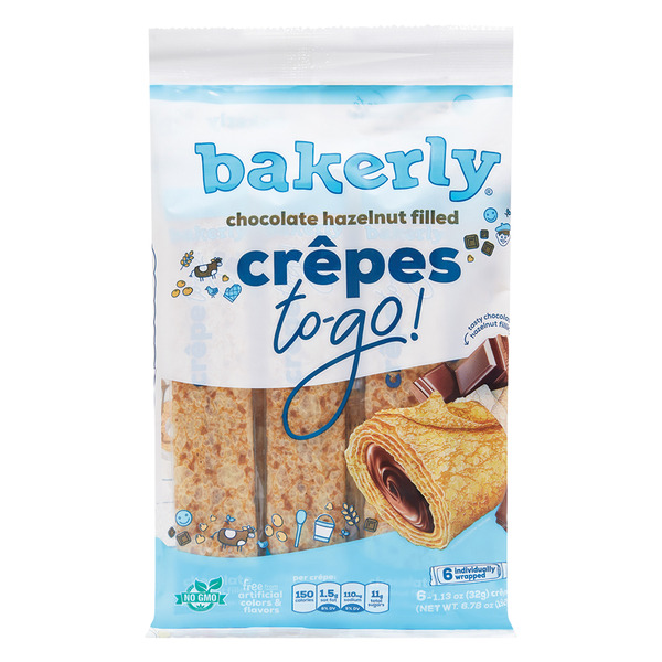 ALDI bakerly Crepes To Go, Chocolate Hazelnut Filled SameDay Delivery