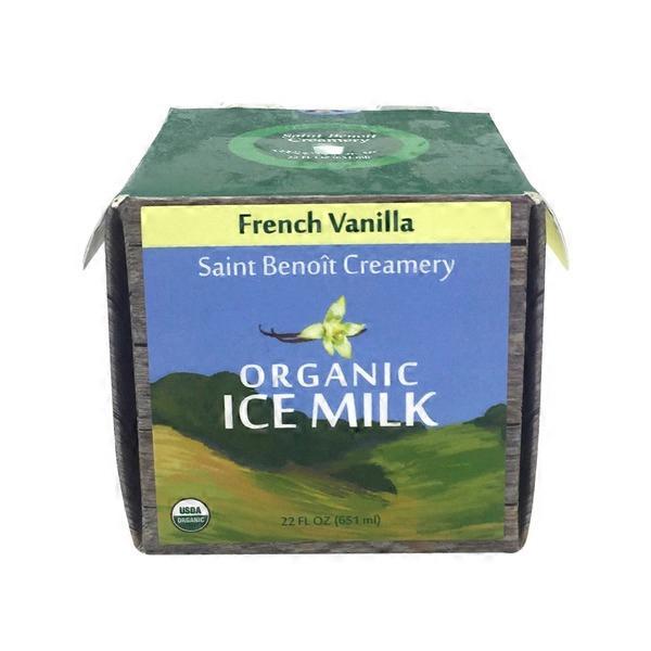 Saint Benoit Creamery Organic Vanilla Ice Milk (22 oz) Instacart
