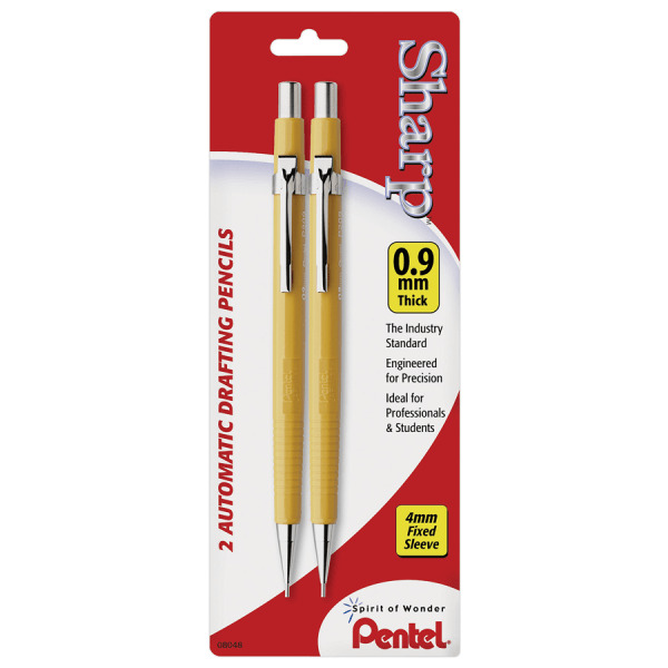 Pentel P209BP2-K6 No. 2 Medium Lead Sharp Mechanical Pencils