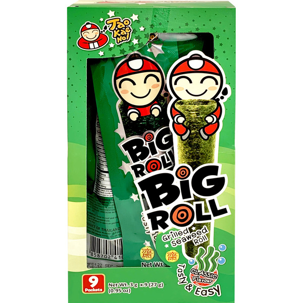 Tao Kae Noi Seaweed Roll, Grilled, Big Roll, Classic Flavour