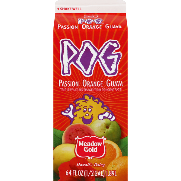 Meadow Gold Fruit Beverage, POG