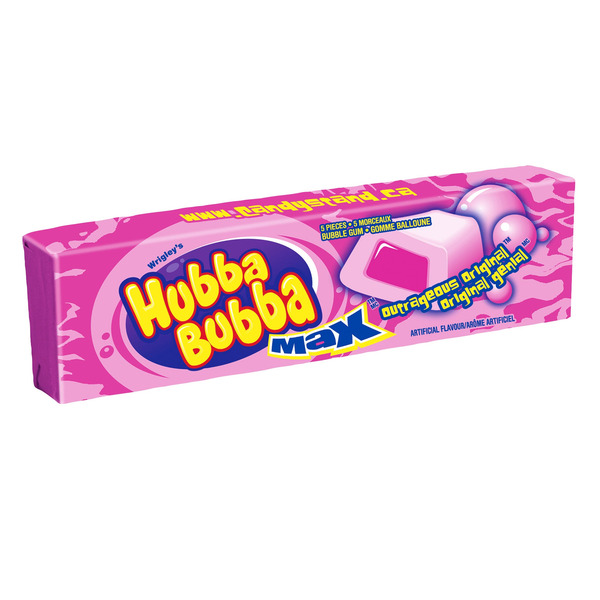 Wrigley Original Hubba Bubba Outrageous Max Bubble Gum