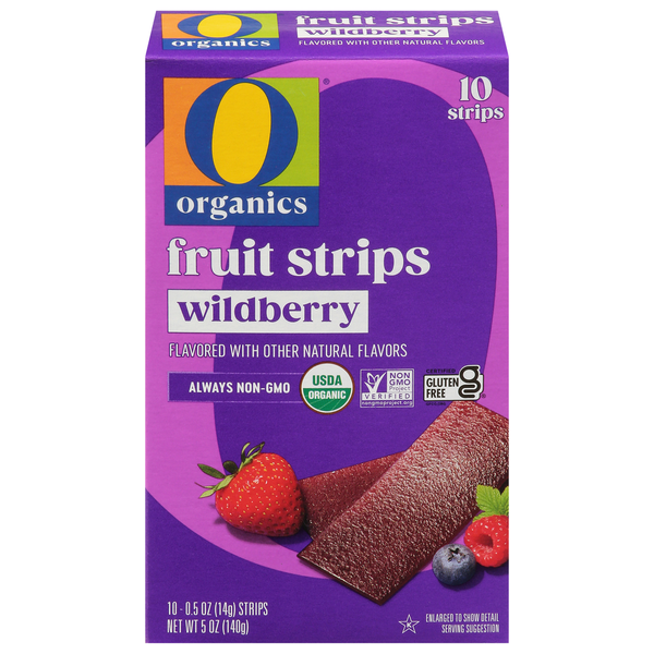 O Organics Wildberry Fruit Strips
