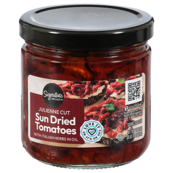 Signature SELECT Julienne Cut Sundried Tomatoes with Italian Herbs in Oil