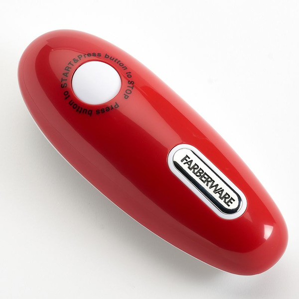 Farberware Classic Hands-Free Automatic Can Opener - Red