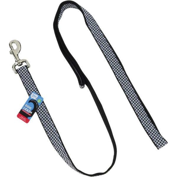 Play On Houndstoocth Puffy Dog Leash, 1 in x 6 ft