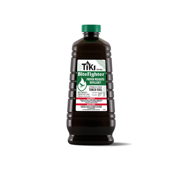 TIKI 64-oz Brown Bottle with Fuel Citronella Torch Fuel
